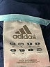 Adidas 100% Polyester Solid Blue Windbreaker Size XL - photo 6