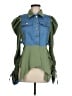 Unbranded Color Block Green Sleeveless Blouse Size M - photo 1