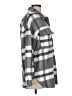 Unbranded 100% Polyester Plaid Gray 3/4 Sleeve Blouse Size L - photo 4