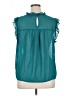 Torrid 100% Polyester Teal Sleeveless Blouse Size 1X Plus (1) - photo 2