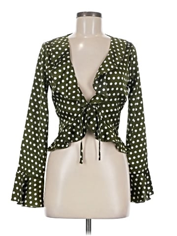 Missguided Long Sleeve Blouse (view 1)