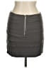 Aryn K. Solid Gray Casual Skirt Size M - photo 2
