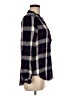 NSR Plaid Black Long Sleeve Button-Down Shirt Size M - photo 4