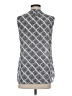 Laundry by Shelli Segal 100% Polyester Gray Sleeveless Blouse Size 4 - photo 2