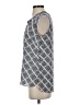Laundry by Shelli Segal 100% Polyester Gray Sleeveless Blouse Size 4 - photo 5