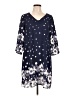 Emery Rose Blue Casual Dress Size L - photo 1