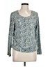 Nomadic Traders Teal Long Sleeve Blouse Size L - photo 1