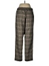 Ann Taylor LOFT Plaid Brown Casual Pants Size M - photo 2