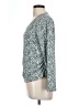Nomadic Traders Teal Long Sleeve Blouse Size L - photo 5