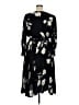Talbots Floral Black Casual Dress Size 16 Petite - photo 2