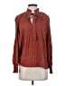 Max Studio Brown Long Sleeve Blouse Size XS - photo 1