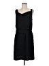 Theory 100% Polyester Solid Black Casual Dress Size 8 - photo 1