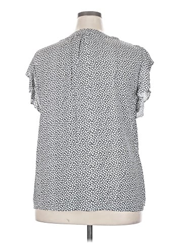 Jones New York Short Sleeve Blouse (view 2)