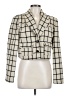 English Factory 100% Polyester Tweed Ivory Blazer Size M - photo 1