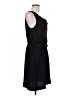 Theory 100% Polyester Solid Black Casual Dress Size 8 - photo 4