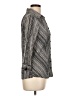 Elementz Chevron-herringbone Gray 3/4 Sleeve Blouse Size L - photo 4