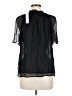 J.Crew 100% Cupro Black Short Sleeve Blouse Size M - photo 2