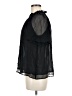 J.Crew 100% Cupro Black Short Sleeve Blouse Size M - photo 5