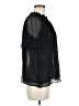 J.Crew 100% Cupro Black Short Sleeve Blouse Size M - photo 4