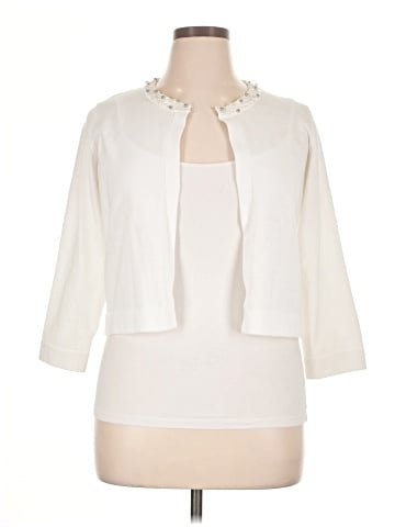 Nina Leonard Cardigan (view 1)