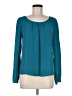 Mine 100% Polyester Teal Long Sleeve Blouse Size M - photo 1