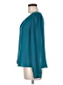 Mine 100% Polyester Teal Long Sleeve Blouse Size M - photo 5