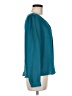 Mine 100% Polyester Teal Long Sleeve Blouse Size M - photo 4