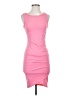 Leith Solid Pink Cocktail Dress Size XS - photo 1