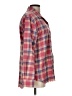 FRAME Plaid Burgundy Long Sleeve Blouse Size L (estimated) - photo 4