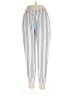 Cool Change 100% Rayon Stripes Silver Casual Pants Size L - photo 1