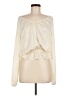 MICHAEL Michael Kors 100% Polyester Ivory Long Sleeve Blouse Size M - photo 1