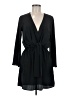 Topshop 100% Polyester Solid Black Casual Dress Size 6 - photo 1