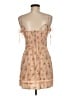 Reformation 100% Linen Floral Tan Cocktail Dress Size 6 - photo 2