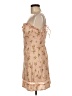 Reformation 100% Linen Floral Tan Cocktail Dress Size 6 - photo 5