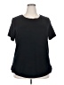 Danskin Solid Black Short Sleeve T-Shirt Size XXL - photo 1