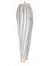 Cool Change 100% Rayon Stripes Silver Casual Pants Size L - photo 4