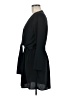 Topshop 100% Polyester Solid Black Casual Dress Size 6 - photo 5