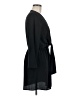 Topshop 100% Polyester Solid Black Casual Dress Size 6 - photo 4