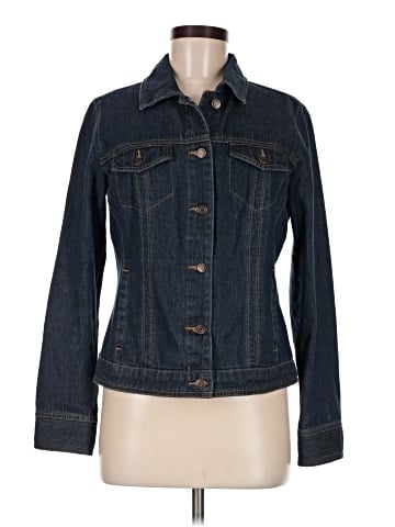 French Cuff Denim Jacket (view 1)