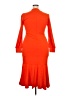 Unbranded Orange Cocktail Dress Size XXL - photo 2