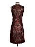 J. McLaughlin Paisley Red Burgundy Cocktail Dress Size 2 - photo 2