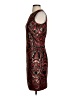 J. McLaughlin Paisley Red Burgundy Cocktail Dress Size 2 - photo 5