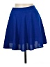 Blu Pepper 100% Polyester Solid Blue Casual Skirt Size M - photo 1