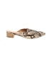 Express 100% Polyurethane Animal Print Ivory Mule/Clog Size 8 - photo 1