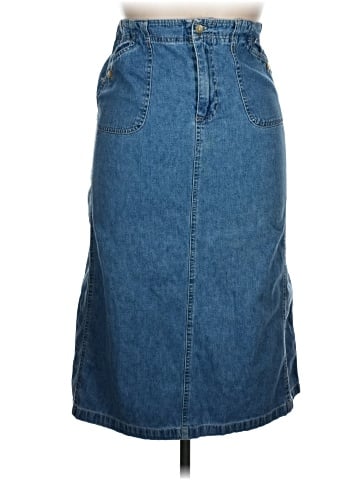 White Stag Denim Skirt (view 1)
