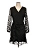 Bar III Polka Dots Black Cocktail Dress Size 10 - photo 1