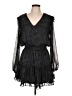Adrienne Black Cocktail Dress Size L - photo 1
