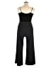 Eliza J Solid Black Jumpsuit Size 14 - photo 2