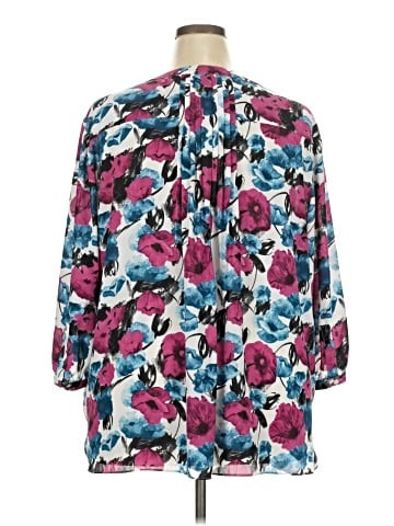Not Your Daughter's Jeans 3/4 Sleeve Blouse (view 2)