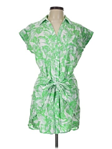 Olivaceous Casual Dress (view 1)
